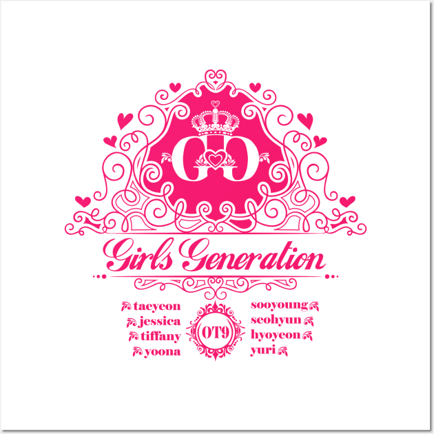 Girls' Generation OT9 Wall Art by skeletonvenus